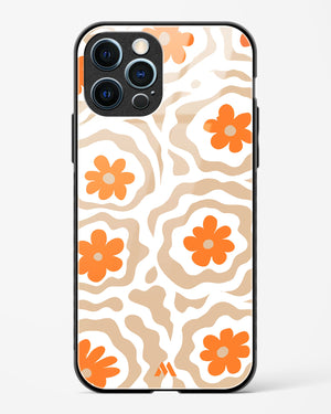Retro Bloom Glass Case Phone Cover (Apple)