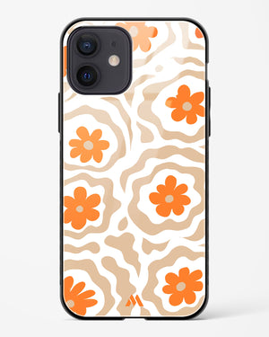 Retro Bloom Glass Case Phone Cover (Apple)
