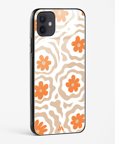 Retro Bloom Glass Case Phone Cover (Apple)