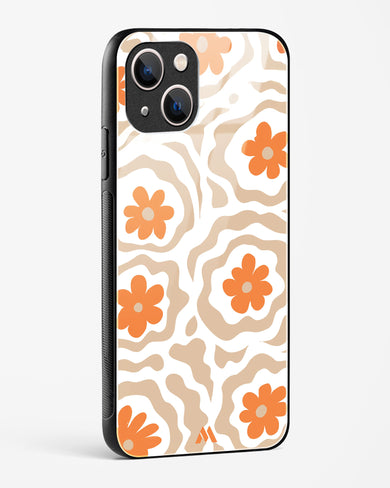 Retro Bloom Glass Case Phone Cover (Apple)