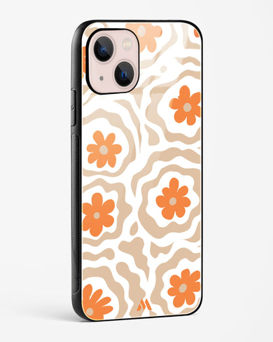 Retro Bloom Glass Case Phone Cover (Apple)