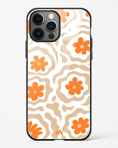 Retro Bloom Glass Case Phone Cover (Apple)