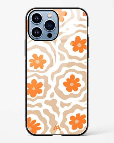 Retro Bloom Glass Case Phone Cover (Apple)