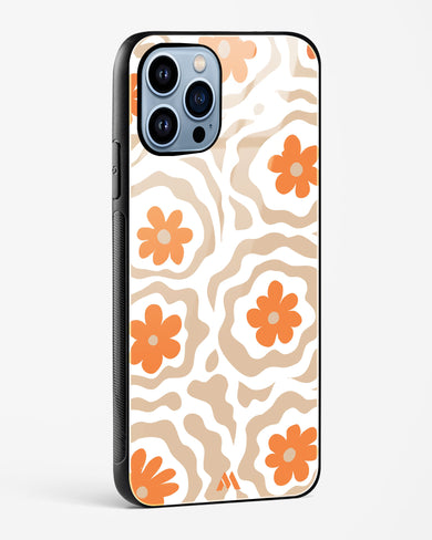 Retro Bloom Glass Case Phone Cover (Apple)