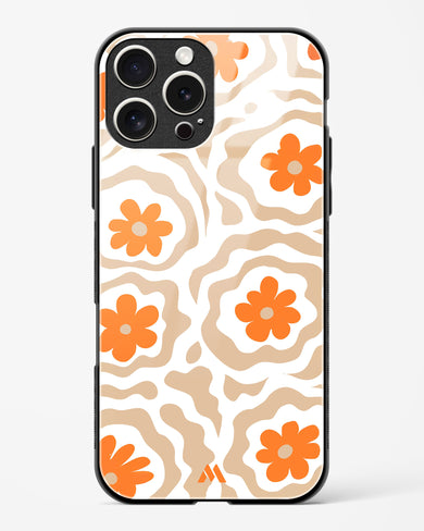 Retro Bloom Glass Case Phone Cover (Apple)