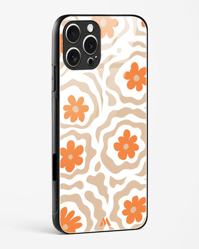 Retro Bloom Glass Case Phone Cover (Apple)