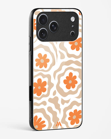 Retro Bloom Glass Case Phone Cover (Apple)