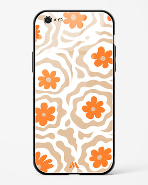 Retro Bloom Glass Case Phone Cover (Apple)