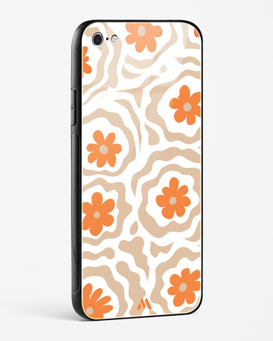 Retro Bloom Glass Case Phone Cover (Apple)