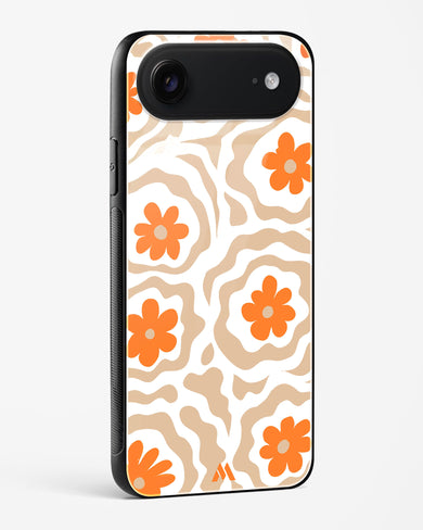 Retro Bloom Glass Case Phone Cover (Apple)