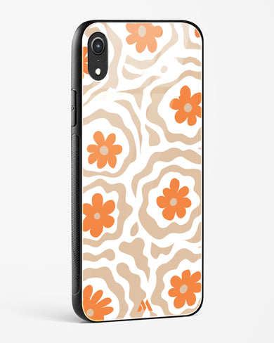 Retro Bloom Glass Case Phone Cover (Apple)