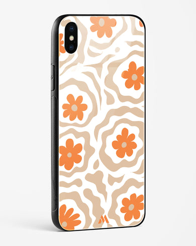 Retro Bloom Glass Case Phone Cover (Apple)