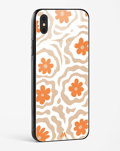 Retro Bloom Glass Case Phone Cover (Apple)