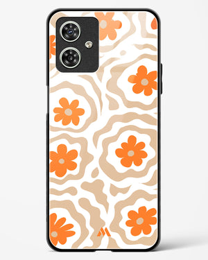 Retro Bloom Glass Case Phone Cover (Motorola)