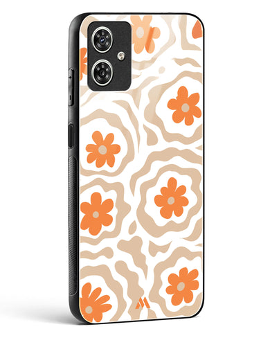 Retro Bloom Glass Case Phone Cover (Motorola)