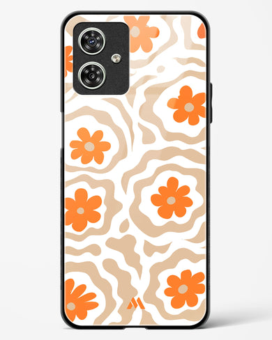 Retro Bloom Glass Case Phone Cover (Motorola)