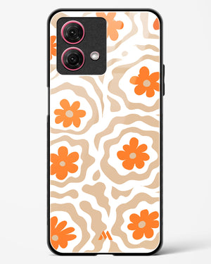 Retro Bloom Glass Case Phone Cover (Motorola)