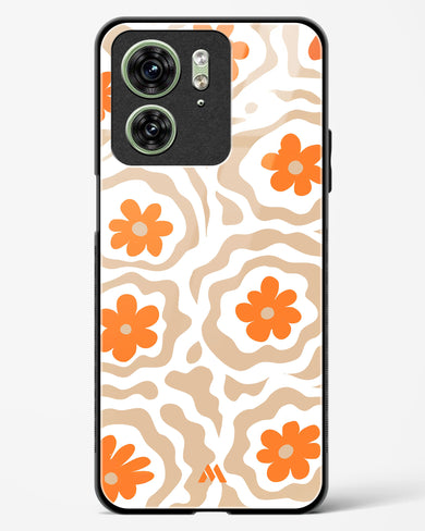 Retro Bloom Glass Case Phone Cover (Motorola)