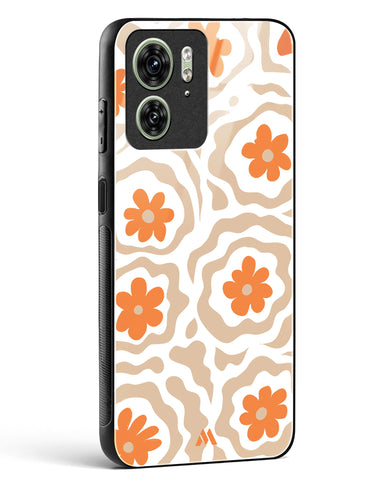 Retro Bloom Glass Case Phone Cover (Motorola)