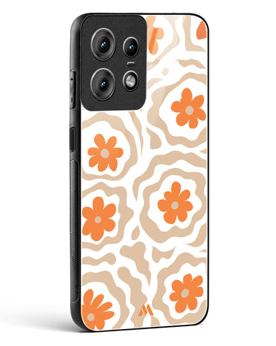 Retro Bloom Glass Case Phone Cover (Motorola)