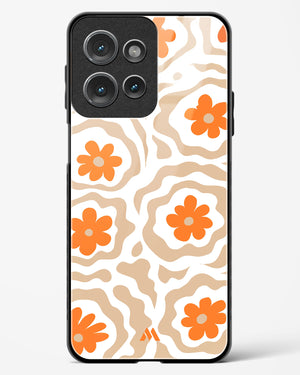 Retro Bloom Glass Case Phone Cover (Motorola)