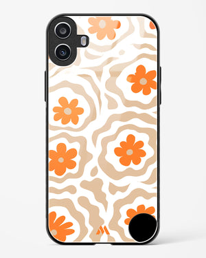 Retro Bloom Glass Case Phone Cover (Nothing)