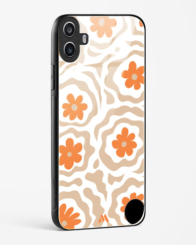 Retro Bloom Glass Case Phone Cover (Nothing)