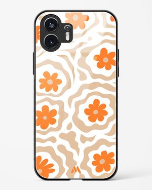 Retro Bloom Glass Case Phone Cover (Nothing)