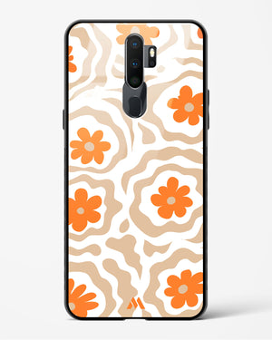 Retro Bloom Glass Case Phone Cover (Oppo)