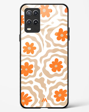 Retro Bloom Glass Case Phone Cover (Oppo)