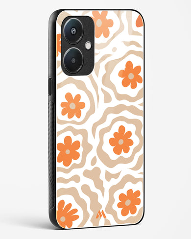 Retro Bloom Glass Case Phone Cover (Oppo)
