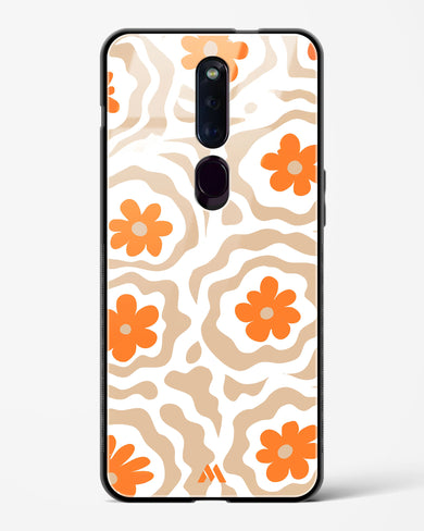 Retro Bloom Glass Case Phone Cover (Oppo)