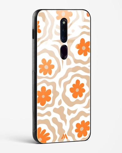 Retro Bloom Glass Case Phone Cover (Oppo)