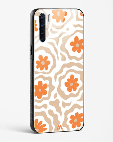 Retro Bloom Glass Case Phone Cover (Oppo)