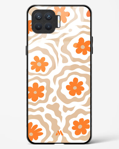 Retro Bloom Glass Case Phone Cover (Oppo)