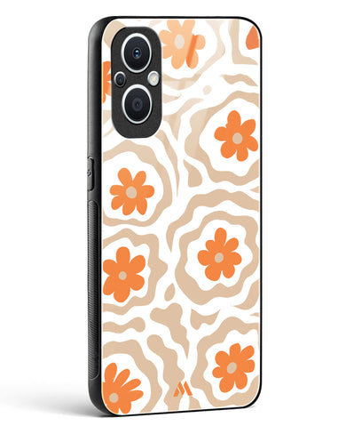 Retro Bloom Glass Case Phone Cover (Oppo)