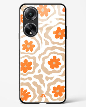 Retro Bloom Glass Case Phone Cover (Oppo)