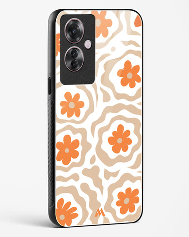 Retro Bloom Glass Case Phone Cover (Oppo)