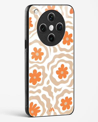 Retro Bloom Glass Case Phone Cover (Oppo)