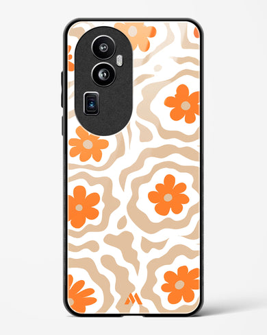 Retro Bloom Glass Case Phone Cover (Oppo)