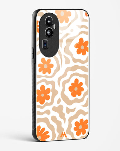 Retro Bloom Glass Case Phone Cover (Oppo)
