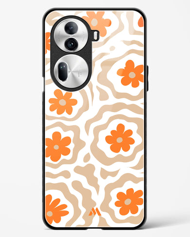 Retro Bloom Glass Case Phone Cover (Oppo)