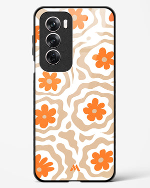 Retro Bloom Glass Case Phone Cover (Oppo)