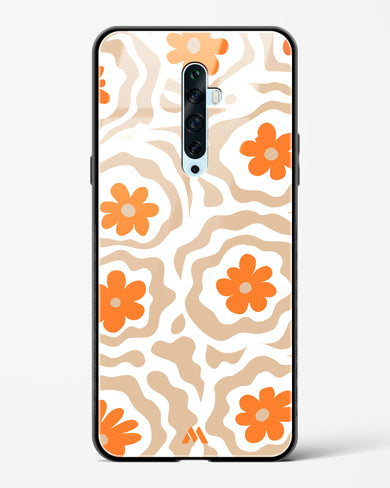 Retro Bloom Glass Case Phone Cover (Oppo)