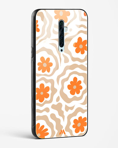 Retro Bloom Glass Case Phone Cover (Oppo)