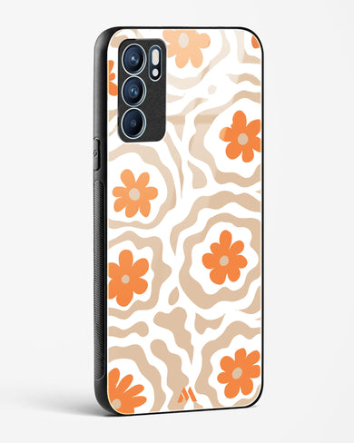Retro Bloom Glass Case Phone Cover (Oppo)