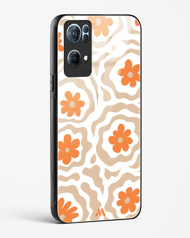 Retro Bloom Glass Case Phone Cover (Oppo)