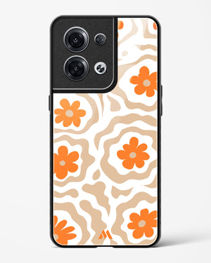 Retro Bloom Glass Case Phone Cover (Oppo)