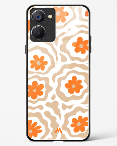 Retro Bloom Glass Case Phone Cover (Realme)