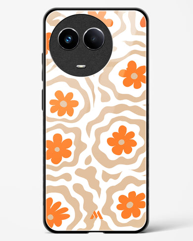 Retro Bloom Glass Case Phone Cover (Realme)